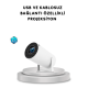 Full HD 4K Uyumlu Projeksiyon Cihazı 130 İnç Geniş Ekran Destekli