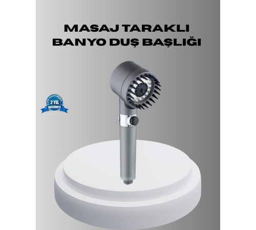 Masaj Uçlu Yüksek Basınçlı Duş Başlığı Spa Etkili