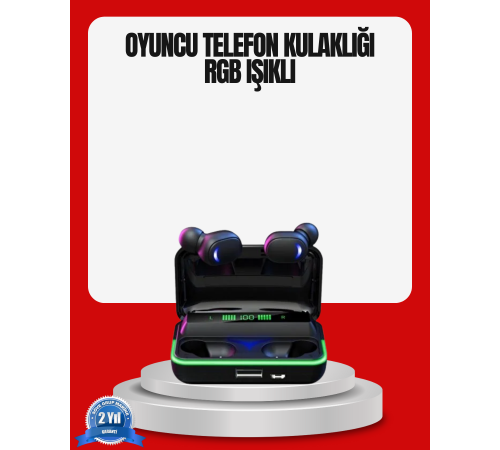 RGB  Bluetooth Kulaklık Düşük Gecikmeli Kablosuz 5.1