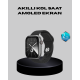 Akıllı Saat Kablosuz Şarjlı Bluetooth 5.2 Arama Bildirim Sesli Asistan 420 mAh