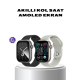 Akıllı Saat Kablosuz Şarjlı Bluetooth 5.2 Arama Bildirim Sesli Asistan 420 mAh