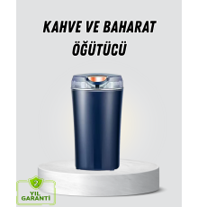 Kahve ve Baharat Öğütücü Otomatik Mekanizmalı Dayanıklı Çelik