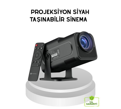 HDMI USB Girişli Akıllı Projeksiyon Cihazı Taşınabilir Düşük Tüketimli