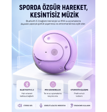 S05 Kablosuz Kulaklık Bluetooth 5.3 IPX4 Su Geçirmez Stereo Ses Otomatik Bağlantı Yeni Nesil