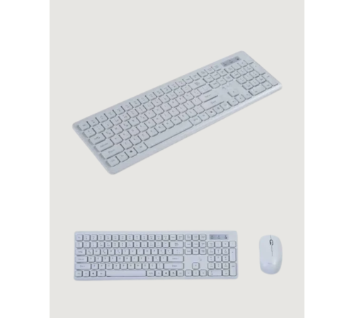Kablosuz Klavye ve Mouse Seti - Ergonomik Tasarım, Sessiz Kullanım, Geniş Uyumluluk