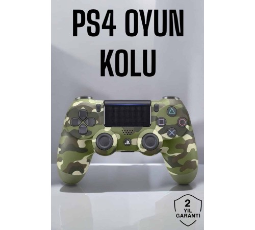 PS4 Oyun Kolu Kamuflaj Desenli Joystick