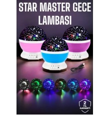Mavi ve Mor Işıklı Projeksiyon Lambası