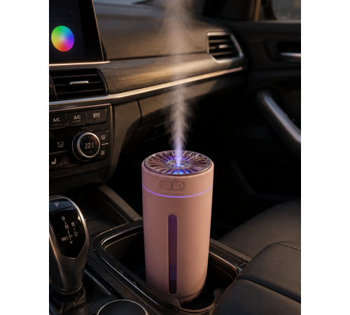 5 Esans Hediyeli RGB Işıklı Şarjlı Hava Nemlendirici Aroma Difüzörü