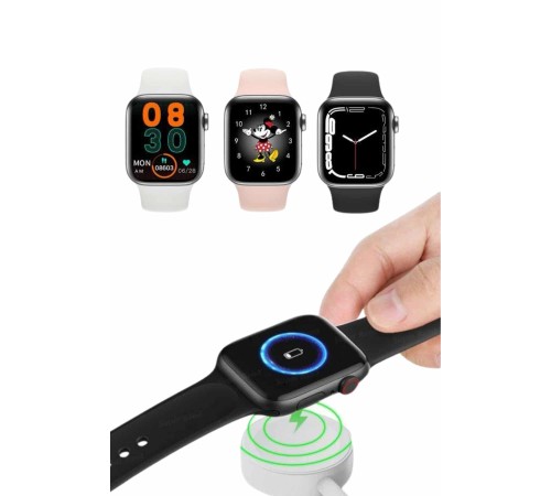 Akıllı Saat Yeni Nesil Android ve İOS Uyumlu Titreşim Modlu Alarm Kronometre