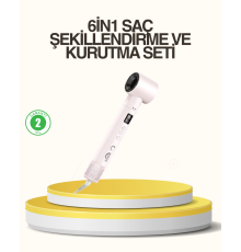 Motorlu LCD Ekranlı Saç Şekillendirme Seti