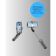 Uzaktan Kumandalı Bluetooth Selfie Çubuğu– 130 cm Ayarlanabilir