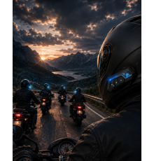 Motosiklet Kaskı İçin Bluetooth Kulaklık Hands Free Çağrı Özellikli