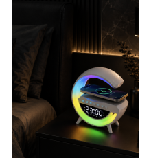 Kablosuz RGB Bluetooth Hoparlör USB FM ve AUX Destekli Taşınabilir Ses Sistemi