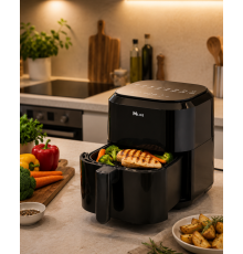 4 Litre Dijital Air Fryer Yağsız Sıcak Hava Fritözü 1360W Güç