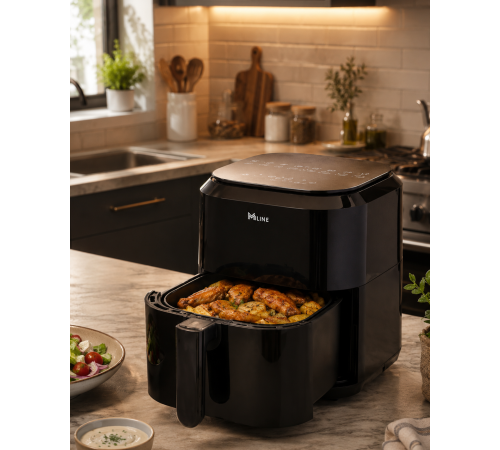 Dokunmatik Air Fryer 4 Litre Yağsız Fritöz 1360W Güçlü Pişirme