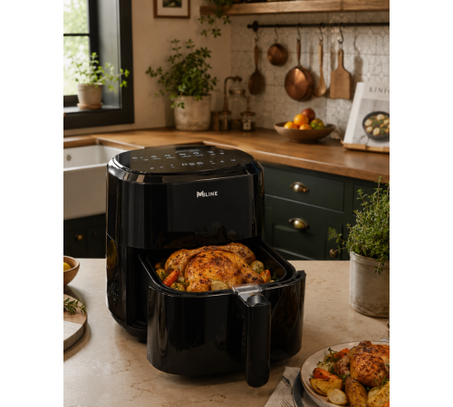 1360W Sıcak Hava Fritözü Dijital 4 Litre Air Fryer Dokunmatik Panel
