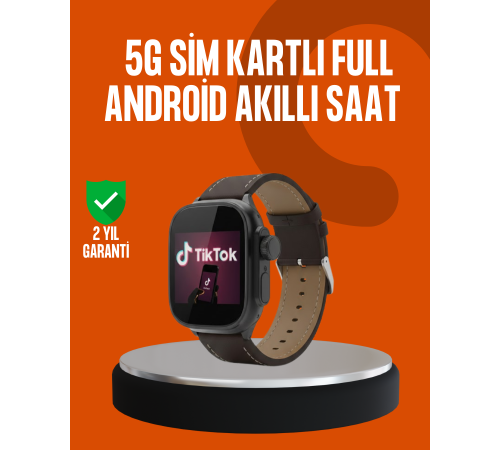 SIM Kartlı Akıllı Saat AMOLED Ekran Android Sistem