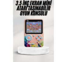 3 İnç Ekran 500 Oyunlu Game Box Mini Taşınabilir Oyun Konsolu