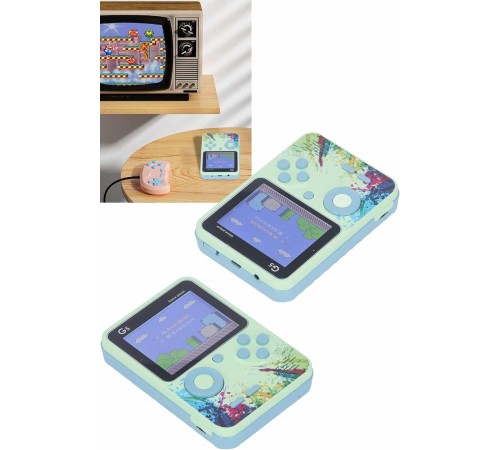 Game Box Oyun Konsolu 500 Retro Oyunlu Mini Taşınabilir 3 İnç