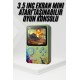 Game Box Oyun Konsolu 500 Retro Oyunlu Mini Taşınabilir 3 İnç