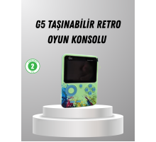 500 Oyunlu G5 Retro Mini Oyun Konsolu 3 İnç Ekran ve TV Desteği