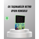 500 Oyunlu G5 Retro Mini Oyun Konsolu 3 İnç Ekran ve TV Desteği