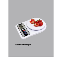 Hassas Dijital Mutfak Tartısı – 1g Doğruluk, LCD Ekran, Otomatik Kapanma