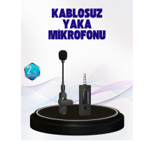 360 Derece Ses Algılamalı Type C Şarjlı Yaka Mikrofonu