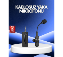 2.4 GHz Düşük Gecikmeli Kablosuz Ses Kayıt Mikrofonu
