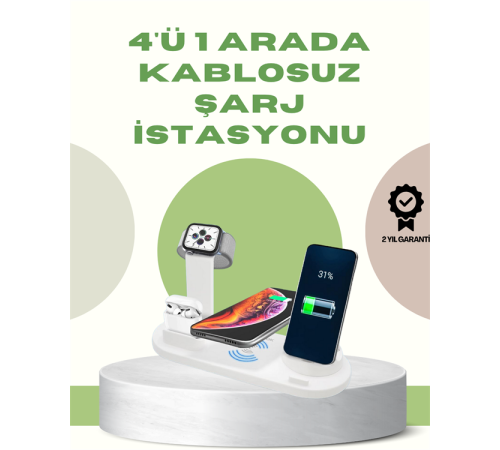 360° Döner Bağlantı Noktalı Kaymaz Taban – Akıllı Şarj Teknolojisiyle Donatılmış Geniş Uyumluluk