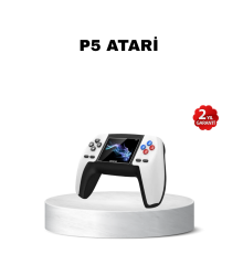 520 Klasik Oyunlu P5™ ControllerView Retro Konsol – Şarjlı, Ergonomik Tasarım