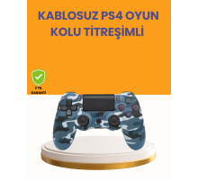 PS4 Kablosuz Oyun Kolu Gecikmesiz Bağlantılı Ergonomik Tasarımlı