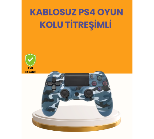 PS4 Kablosuz Oyun Kolu Gecikmesiz Bağlantılı Ergonomik Tasarımlı