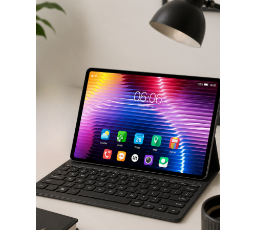 Çok Amaçlı Android Tablet Seti Klavye Kalem ve Koruyucu Aksesuarlı