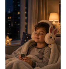 TF Kart Girişli Bluetooth Peluş Kulaklık Şarjlı Kablosuz Tasarım