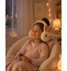 Peluş Bluetooth Kulaküstü Kulaklık Mikrofonlu Kablosuz Müzik Kulaklığı