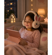 Bluetooth 5.3 Peluş Kulaklık TF Kart Destekli Şarjlı Kulaküstü Model
