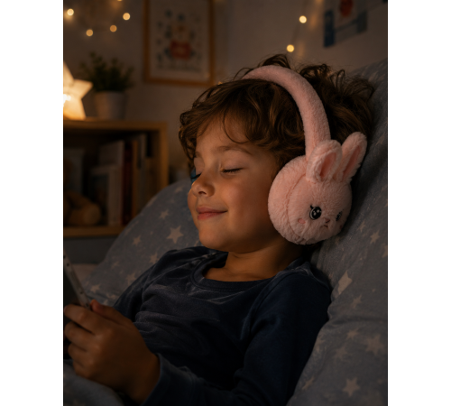 Kablosuz Peluş Bluetooth Kulaklık Mikrofonlu TF Kart Destekli Tasarım
