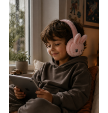 Bluetooth 5.3 Peluş Kulaklık Kablosuz Mikrofonlu TF Kart Girişli Model