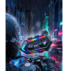 Bluetooth 5.3 Motosiklet Kask Intercom Kulaklık 1000 Metre IPX6 Su Geçirmez