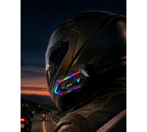 Bluetooth 5.3 Motosiklet Kask Intercom Kulaklık 1000 Metre Bağlantı