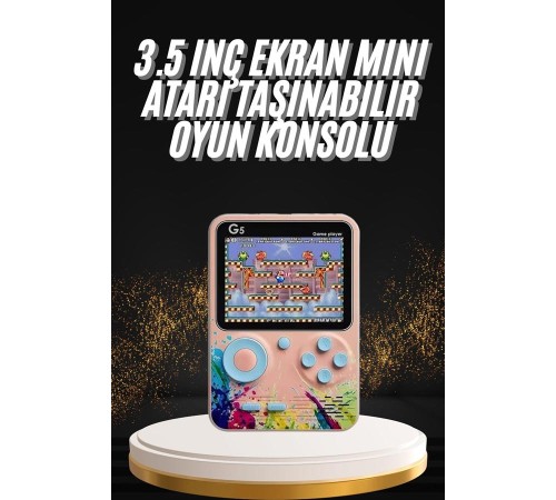 Televizyona Bağlanan Çift Joystick Taşınabilir Klasik Retro Oyunlu