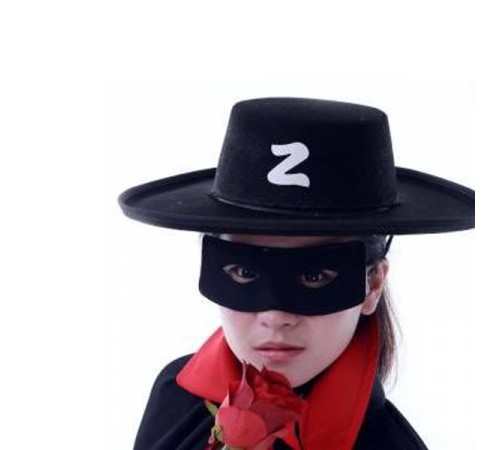 Zorro Şapkası ve Göz Maskesi Zorro Şapkası ve Göz Maskesi