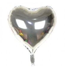 Gümüş Rengi Uçan Folyo Balon 80 Cm.