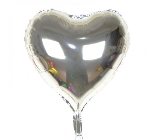 Gümüş Rengi Uçan Folyo Balon 80 Cm.