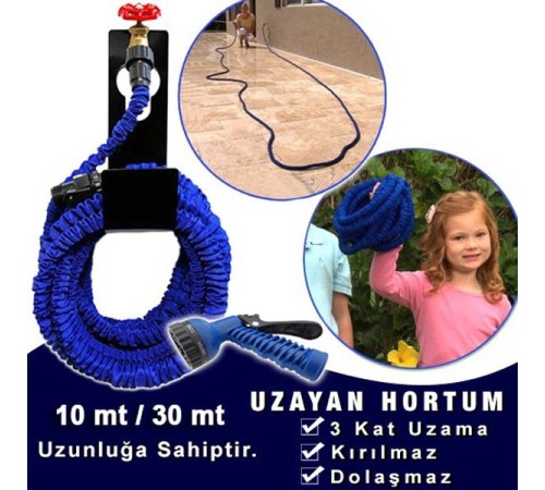 Tabancalı Uzayan Hortum 30 Metre Tabancalı Uzayan Hortum 30 Metre