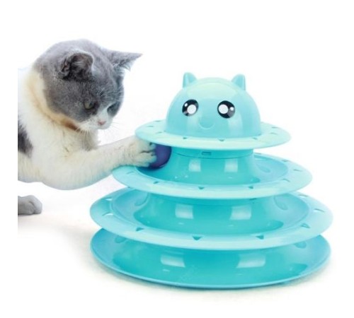 3 Katlı Kedi Oyuncağı Turntable Cat Toy 3 Katlı Kedi Oyuncağı Turntable Cat Toy