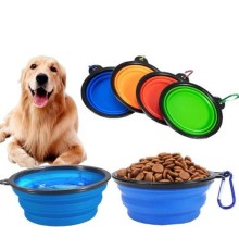 Katlanabilir Kedi Köpek Mama-Su Kabı