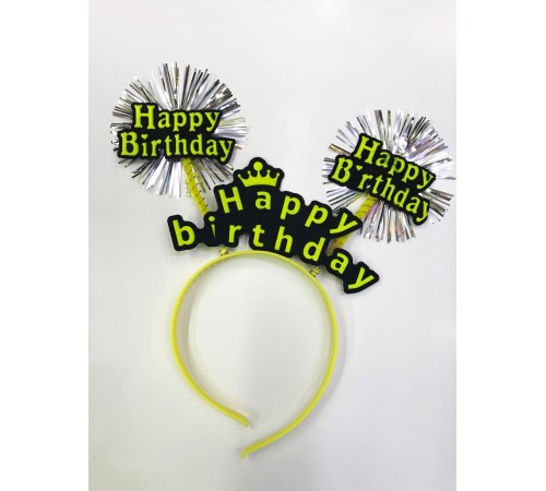 Happy Birthday Neon Renk Doğum Günü Tacı 12 Adet Happy Birthday Neon Renk Doğum Günü Tacı 12 Adet