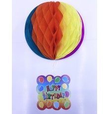 Happy Birthday Kağıt Süsü 55 cm